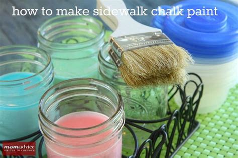 Homemade Sidewalk Chalk Paint Recipe - MomAdvice