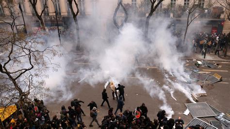 French protests turn violent as pensions fury rages