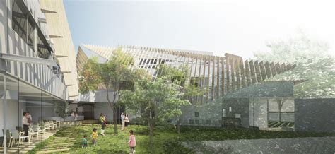 kengo kuma unveils green hospital  tokyo archdaily