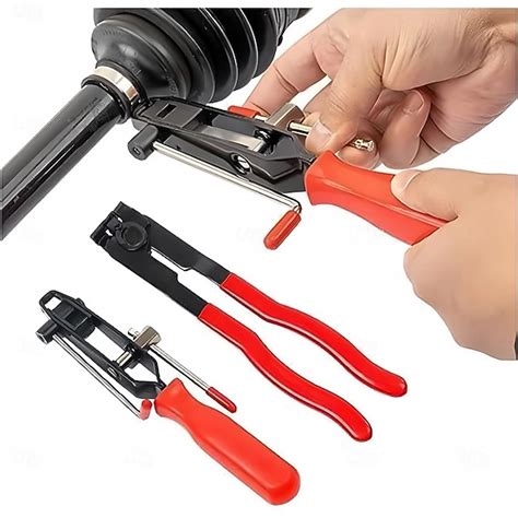 pcs heavy duty cv boot clamp pliers ear banding tool kit automotive