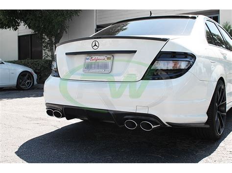 Mercedes W Amg Style Carbon Fiber Trunk Spoiler C C C C