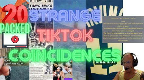 20 Weird And Strange Tiktok Coincidences That Will Make You Really