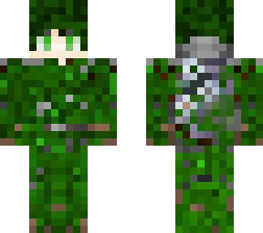 Overgrown Knight - Camo Overlay | Minecraft Skin