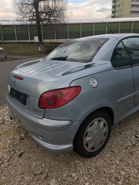 Peugeot 206 CC 1 6 16 V Black Silver Cabriolet AUTOMAT Kaufen