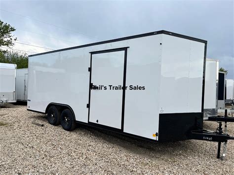 New Continental Cargo New X V Nose Enclosed Trailer Car Hauler