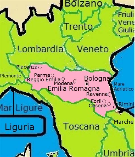 Emilia Romagna Geografia Per Scuola Media