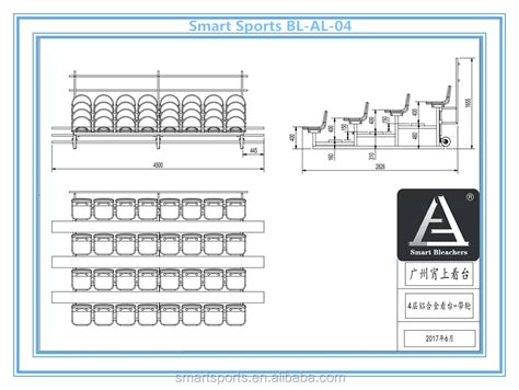 Outdoor Baseball Field Bleachers Aluminum Stadium Bleachers Portable ...