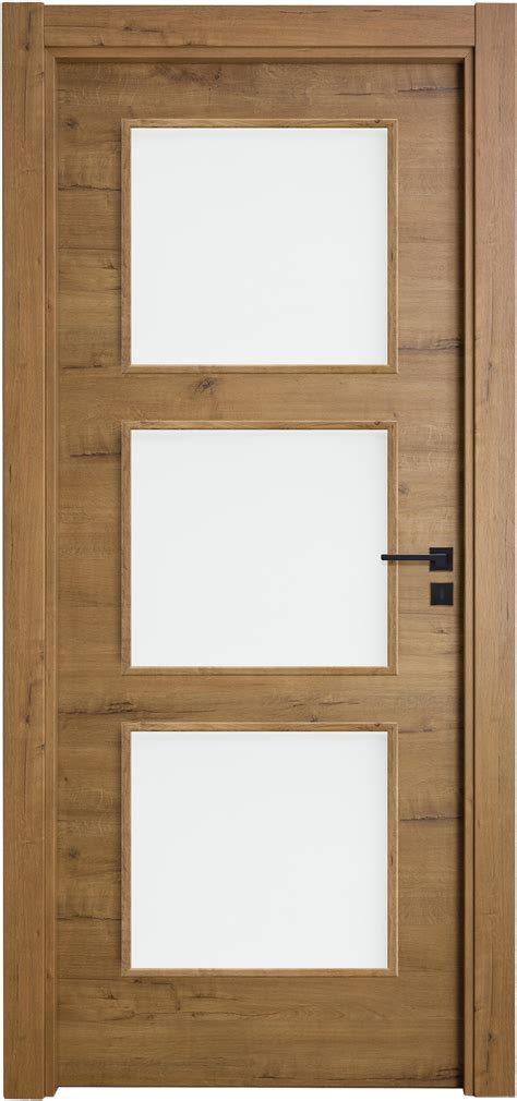 Bloco De Porta Interior Oslo Gold Esquerda Cm Vidros Leroy