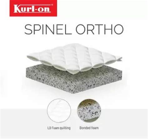 Grey Kurl On Orthopedic Spinel Ortho 5 Inch Single Bonded Foam Mattress