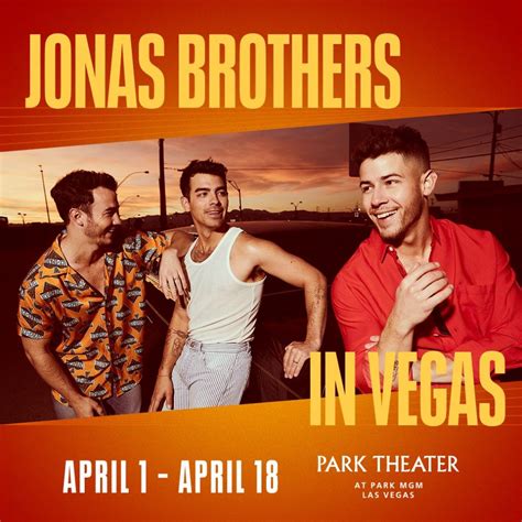 Jonas Brothers Announce Las Vegas Residency At Park Mgm That Eric Alper