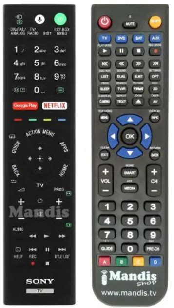 Mandis Sony RMF TX220E Replacement Remote Control Instructions