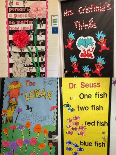 37 Creative Dr Seuss Classroom Door Ideas Pink Pop Design