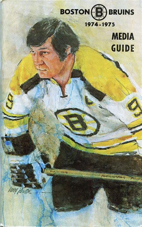 Nhl Media Guide Boston Bruins Sportspaper Info