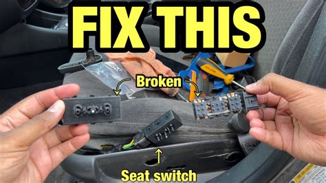 HOW TO FIX YOUR SEAT SWITCH IN A CHEVY IMPALA 06 2013 CHEVY IMPALA