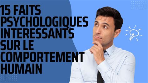 Faits Psychologiques Int Ressants Sur Le Comportement Humain Youtube