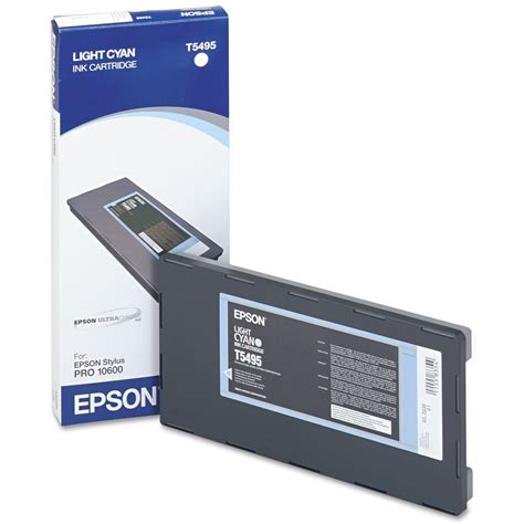 Original Epson T5495 Light Cyan Ink Cartridge C13T549500 Epson