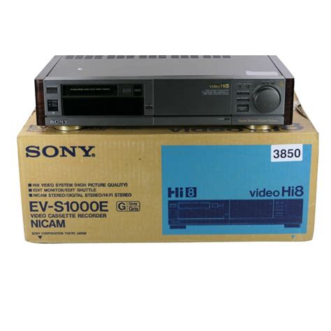 Sony Ev S E Hi Video Recorder Pal Secam Ovp Boxed