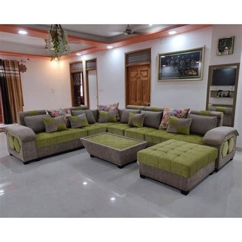 L Shape 7 Seater Designer Sofa Set At Rs 58000 Set In Lucknow ID