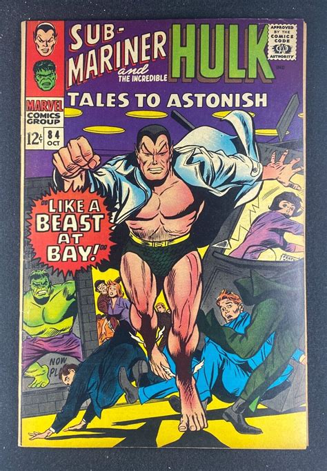 Tales To Astonish Fn Vf Sub Mariner Incredible Hulk