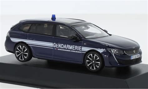 Coche Miniatura Peugeot Norev Sw Gt Gendarmerie F