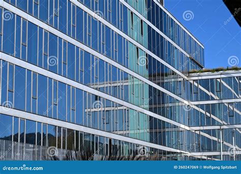 Modern Glass Facade Stock Image Image Of Architecture 260247069