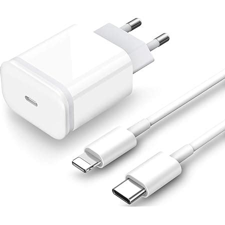 jojobnj 20W USB C Ladegerät mit 2 Pack 2M iPhone Ladekabel PD 3 0