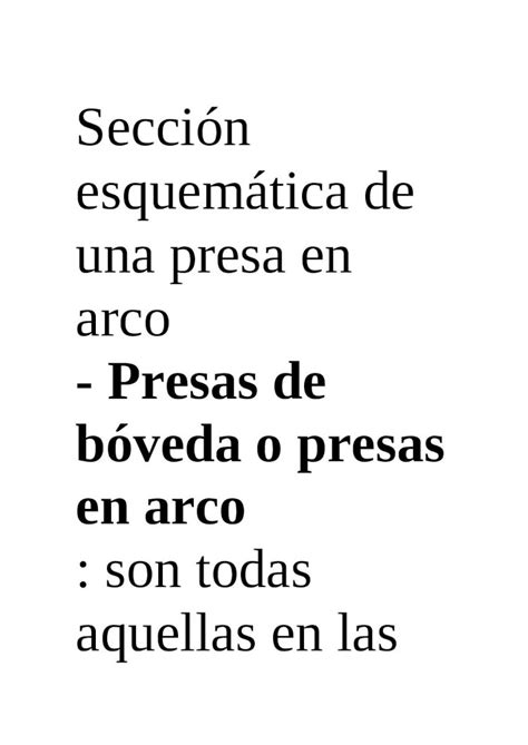 DOCX Sección esquemática de una presa en arco DOKUMEN TIPS