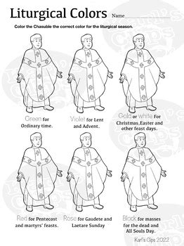 Liturgical Coloring Pages