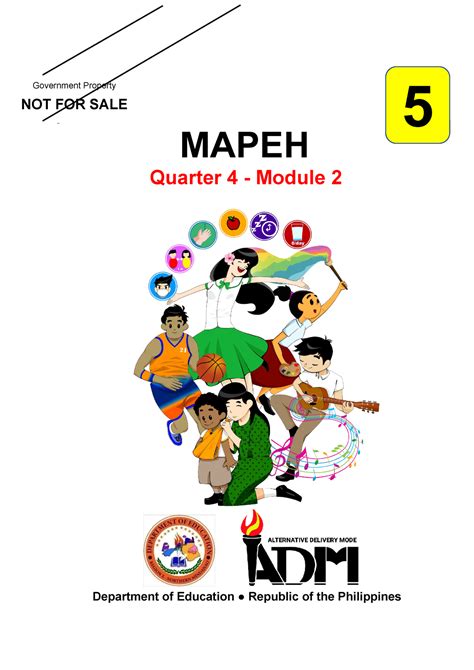 Mapeh 5 Q4 Mod2 V4 Module NOT MAPEH Quarter 4 Module 2 Department