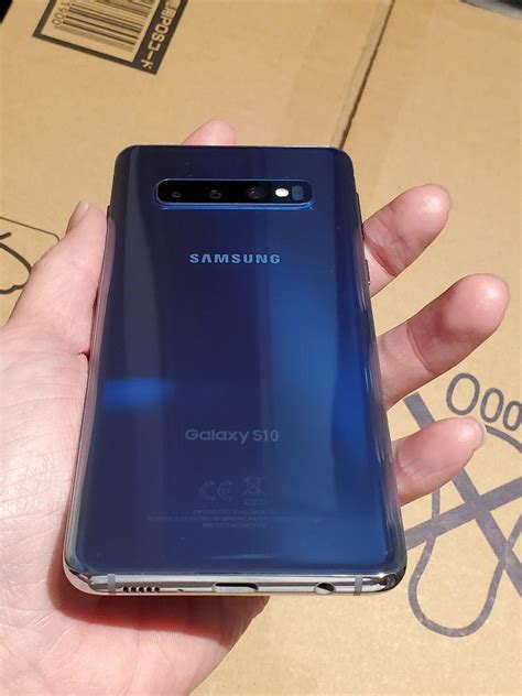 キレイです Galaxy S10 Prism Blue 128 Gb Au Simロック解除の通販 By ゆっぴs Shop｜ラクマ カメラ