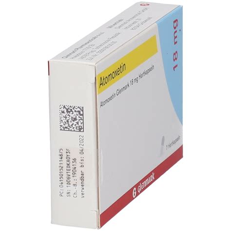 Atomoxetin Glenmark 18 Mg 7 St Mit Dem E Rezept Kaufen Shop Apotheke