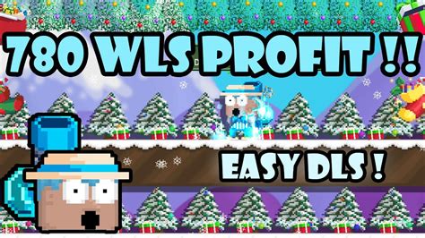 Wls Profit On Winterfest Easy Dls Growtopia Profit Youtube