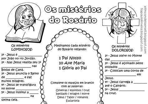 Misterios Del Rosario Rosarios Catequesis