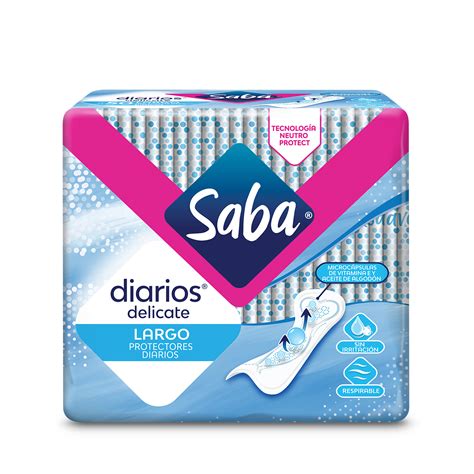 Saba Diarios Delicate Protectores Largos Saba