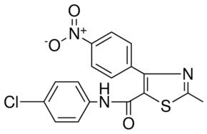 2 METHYL 4 4 NITRO PHENYL THIAZOLE 5 CARBOXYLIC ACID 4 CHLORO PHENYL