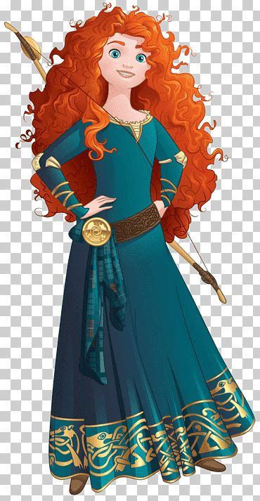 Brave Mirida Merida Brave Rapunzel Cinderella Disney Princess Merida