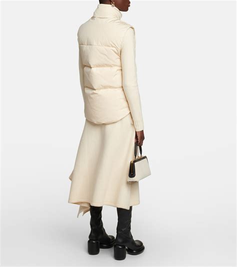 Jil Sander Oversized Down Filled Puffer Vest Jil Sander