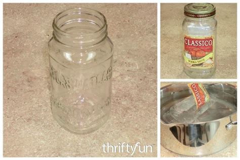 Removing Labels from Glass Jars | ThriftyFun