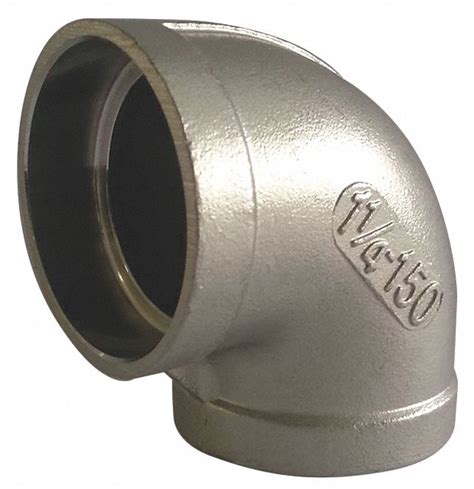 Grainger Approved Stainless Steel Elbow Degrees Socket Weld