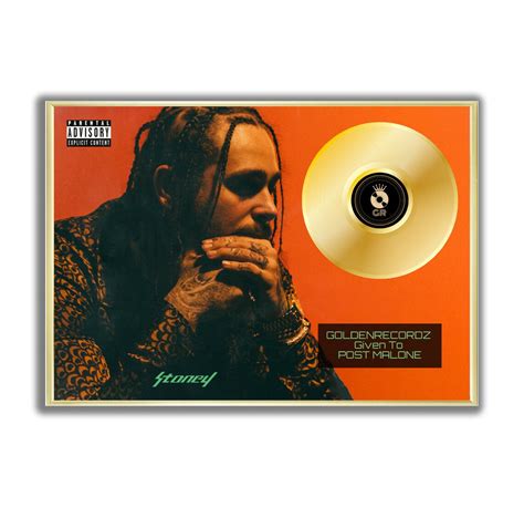 Post Malone Stoney Album Cover PLATINUM CD framed Poster. | Etsy