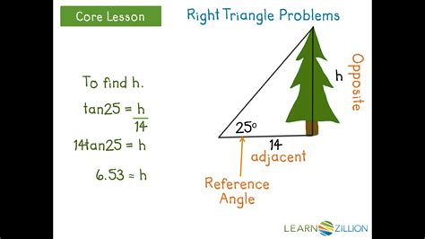 Apply Trigonometry And The Pythagorean Theorem In Context Youtube