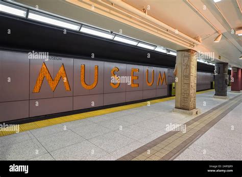 toronto museum subway station is famous for its artistic sculptures Stock Photo - Alamy