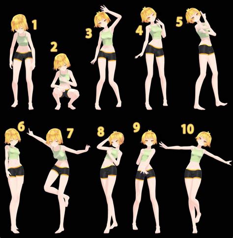 Mmd Pose Pack Dl By Snorlaxin On Deviantart Artofit