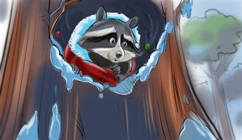 Rocky The Raccoon Think Artfully