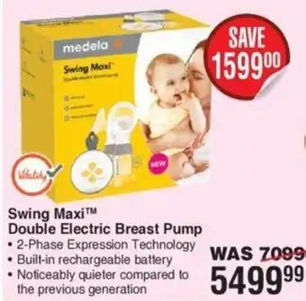 Medela Swing Maxi Double Electric Breast Pump Offer At Dis Chem