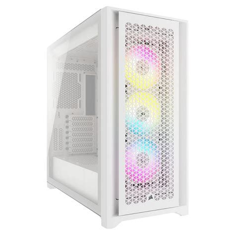 Corsair iCUE 5000D RGB Airflow White - PCGamerz Online Store