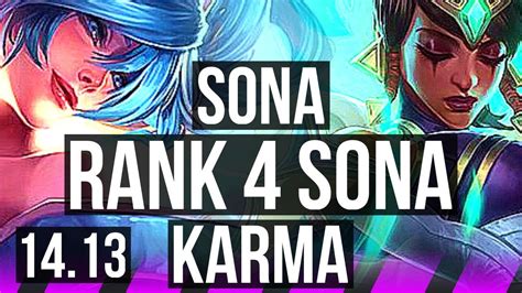 Sona Jhin Vs Karma Ezreal Sup Rank Sona K Dmg