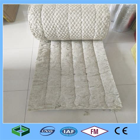 Wire Mesh Rock Wool Blanket With The Density 100kg M3 China Rock Wool Blanket And Rock Wool Felt