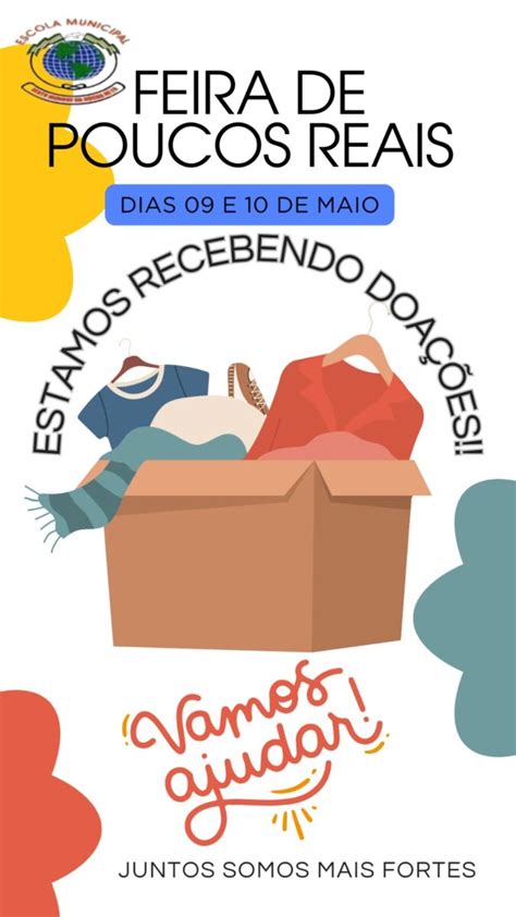 Participe Da Feira De Poucos Reais Na Escola Bento Munhoz Da Rocha Neto