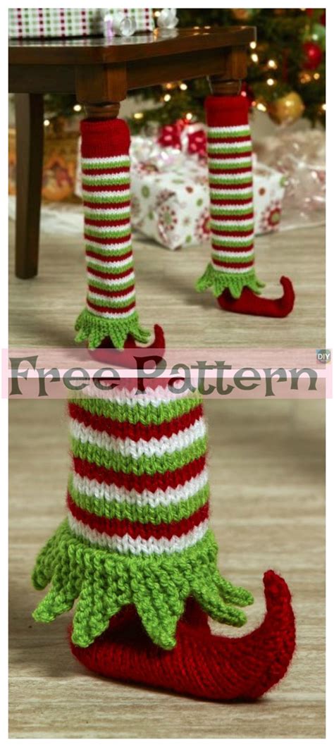 Knit Elf Shoe Table Leg Cover Free Pattern Diy Ever